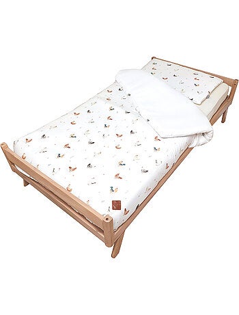 Edredón y almohada infantil reversible de gasa de algodón | SEVIRA KIDS