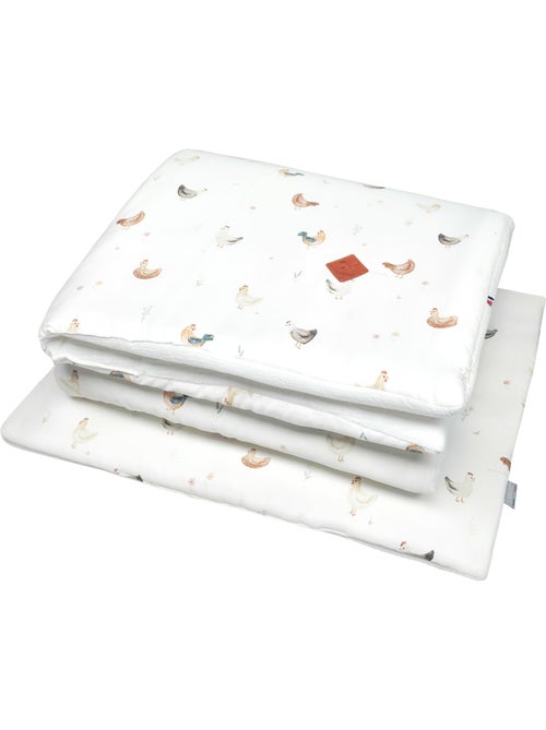 Edredón y almohada infantil reversible de gasa de algodón | SEVIRA KIDS - Kiabi Edredón y almohada infantil reversible de gasa de algodón | SEVIRA KIDS - Kiabi