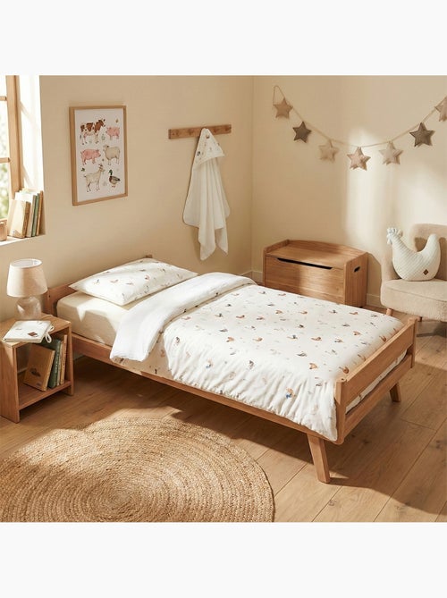 Edredón y almohada infantil reversible de gasa de algodón | SEVIRA KIDS - Kiabi Edredón y almohada infantil reversible de gasa de algodón | SEVIRA KIDS - Kiabi