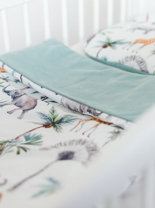 Edredón y almohada infantil reversible de gasa de algodón | SEVIRA KIDS - Kiabi