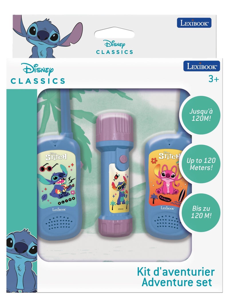 El juego de aventuras Stitch con walkies talkies y linterna/brújula N/D - Kiabi