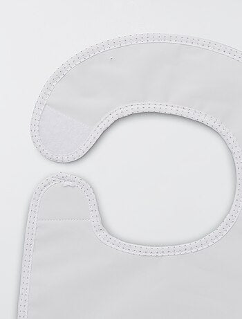 El lote de 7 baberos de rizo doble