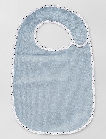 El lote de 7 baberos de rizo doble