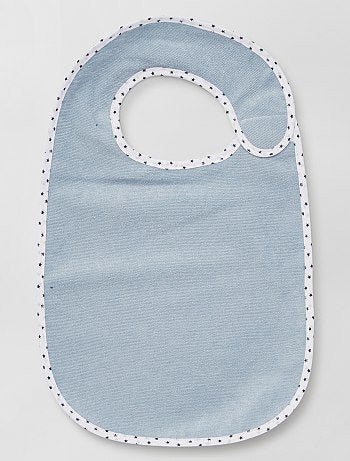 El lote de 7 baberos de rizo doble