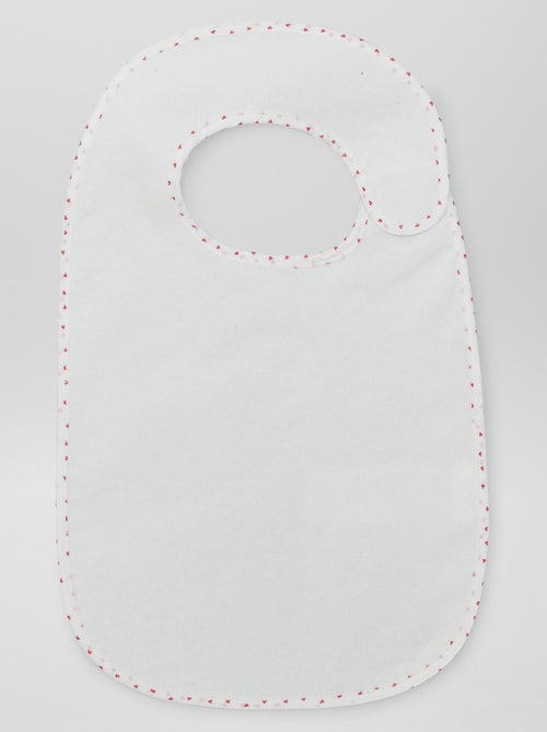 El lote de 7 baberos de rizo doble - Kiabi