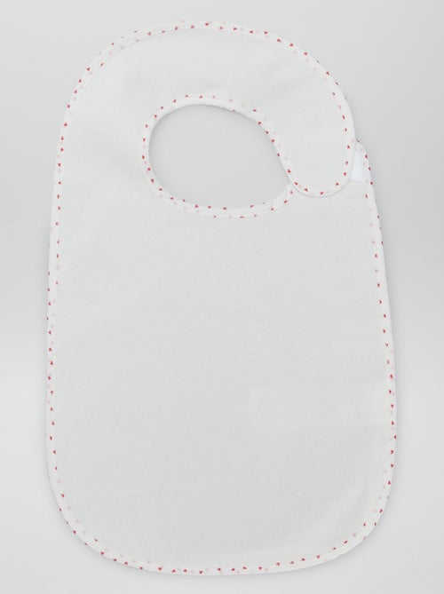 El lote de 7 baberos de rizo doble - Kiabi