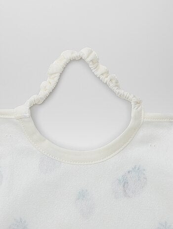 El Pack de 2 baberos con cuello elástico