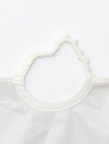 El Pack de 2 baberos con cuello elástico