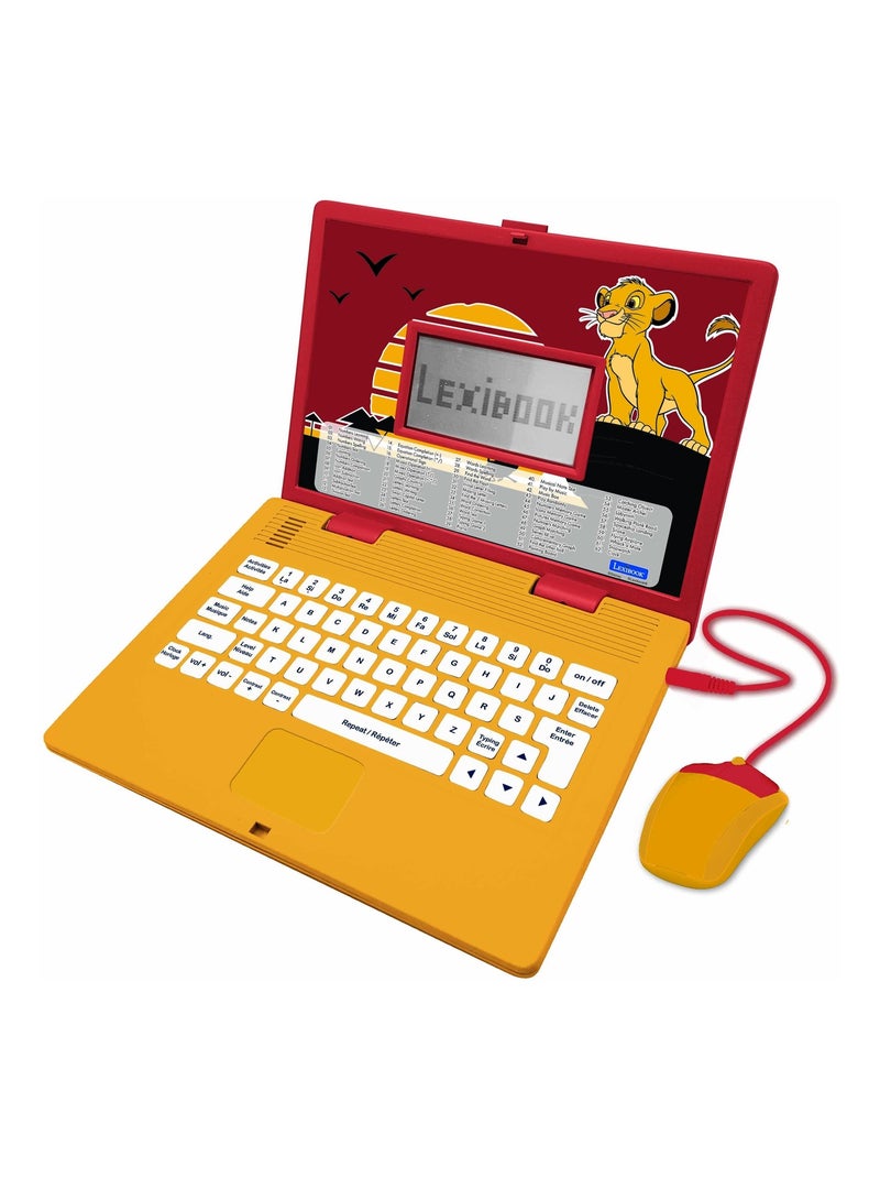 El Rey León puertoátil educativo bilingüe con 124 actividades (EN/FR) Amarillo - Kiabi