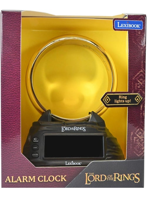 El Señor de los Anillos Reloj despertador digital con anillo luminoso. - Kiabi El Señor de los Anillos Reloj despertador digital con anillo luminoso. - Kiabi