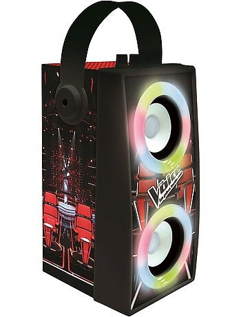 El voz trendy altavoz puertoátil bluetooth® con micrófono y sorprendentes efectos luminosos