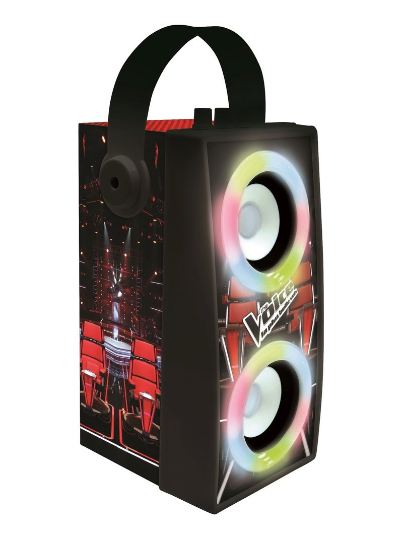 el voz Trendy Altavoz puertoátil Bluetooth® con micrófono y sorprendentes efectos luminosos Negro - Kiabi