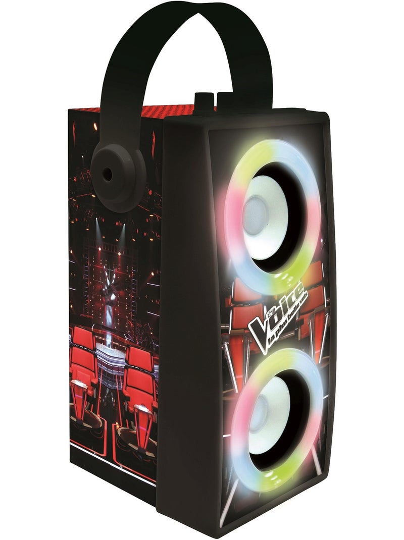 el voz Trendy Altavoz puerto?til Bluetooth? con micr?fono y sorprendentes efectos luminosos Negro - Kiabi