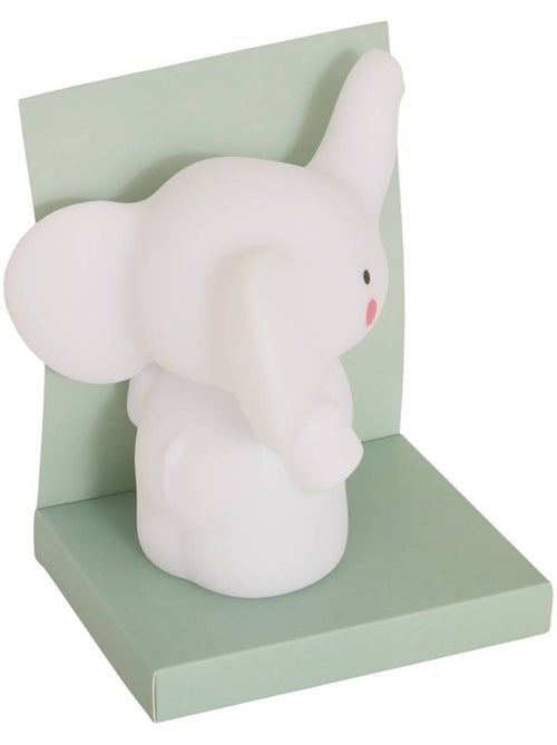 Elefante niño luz de noche softy blanco 14.5x13x10.5 cm - Kiabi Elefante niño luz de noche softy blanco 14.5x13x10.5 cm - Kiabi