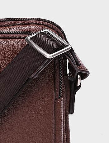 Elegante bolso multibolsillos de piel - AFIBEL