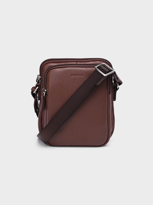 Elegante bolso multibolsillos de piel - AFIBEL - Kiabi