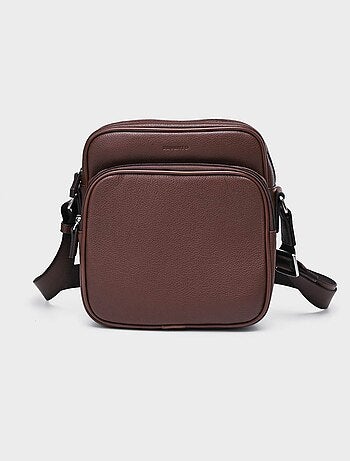 Elegante bolso multibolsillos de piel - AFIBEL