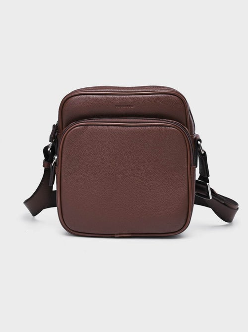 Elegante bolso multibolsillos de piel - AFIBEL - Kiabi