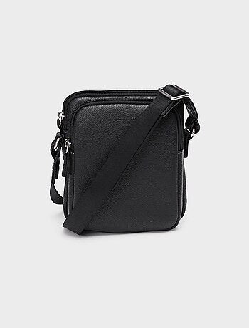 Elegante bolso multibolsillos de piel - AFIBEL