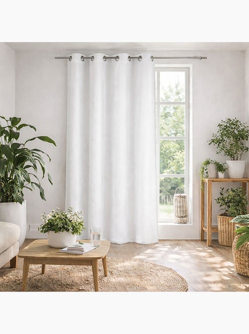 Elegante cortina moteada lista para instalar - Kiabi