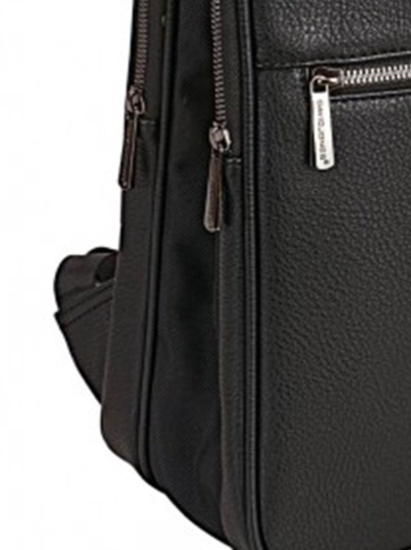 Elegante mochila con cremallera para hombre - AFIBEL Negro - Kiabi