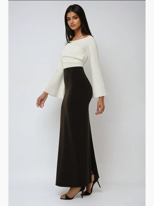Elegante vestido largo exclusivo a medida hiccup - Kiabi Elegante vestido largo exclusivo a medida hiccup - Kiabi