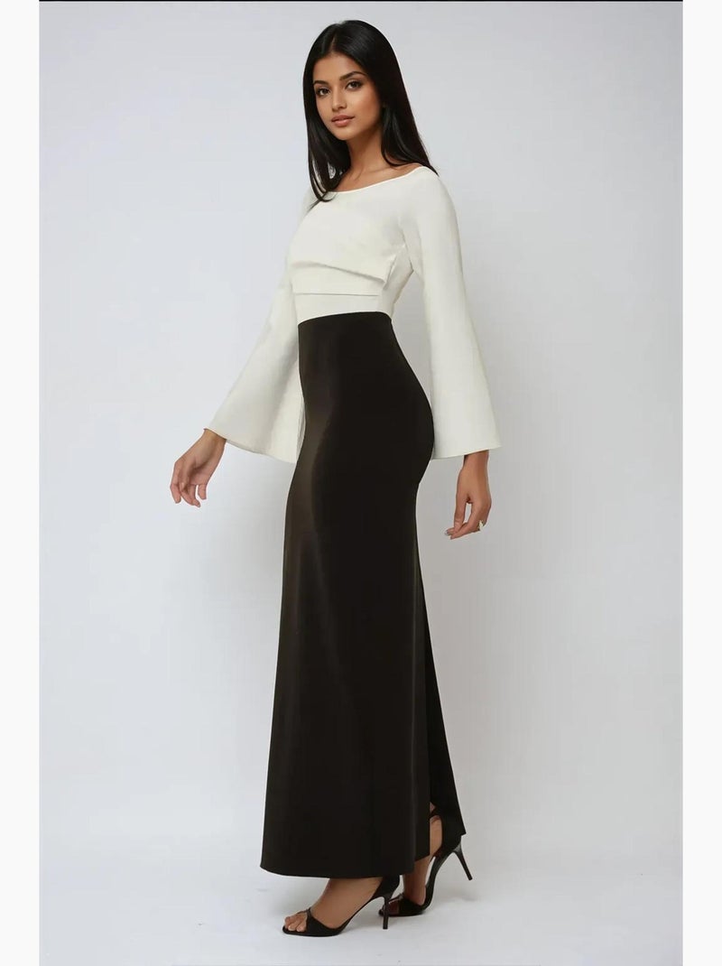 Elegante vestido largo exclusivo a medida hiccup Negro - Kiabi