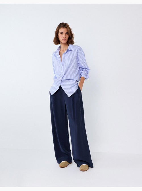 Elegantes pantalones plisados, mo fashion - Kiabi Elegantes pantalones plisados, mo fashion - Kiabi
