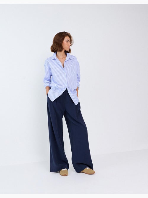 Elegantes pantalones plisados, mo fashion - Kiabi Elegantes pantalones plisados, mo fashion - Kiabi