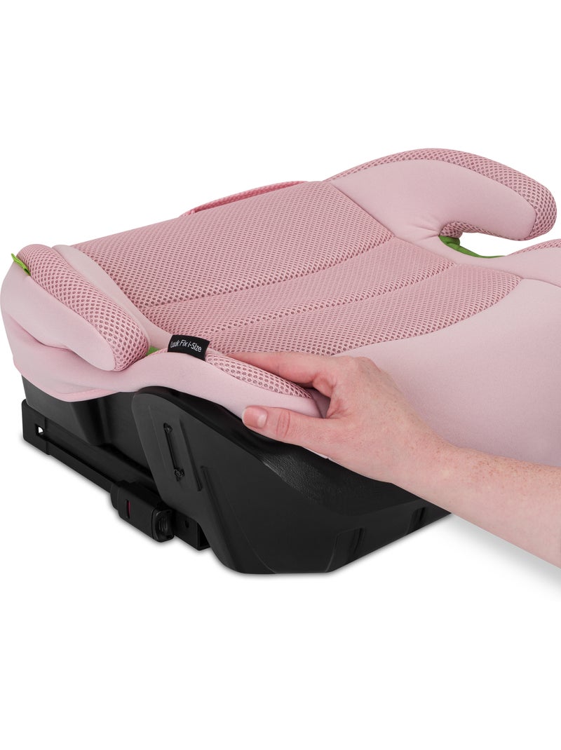 Elevador de coche lionelo luuk fix i-size – isofix – 125–150 cm – grupo 3 Rosa - Kiabi