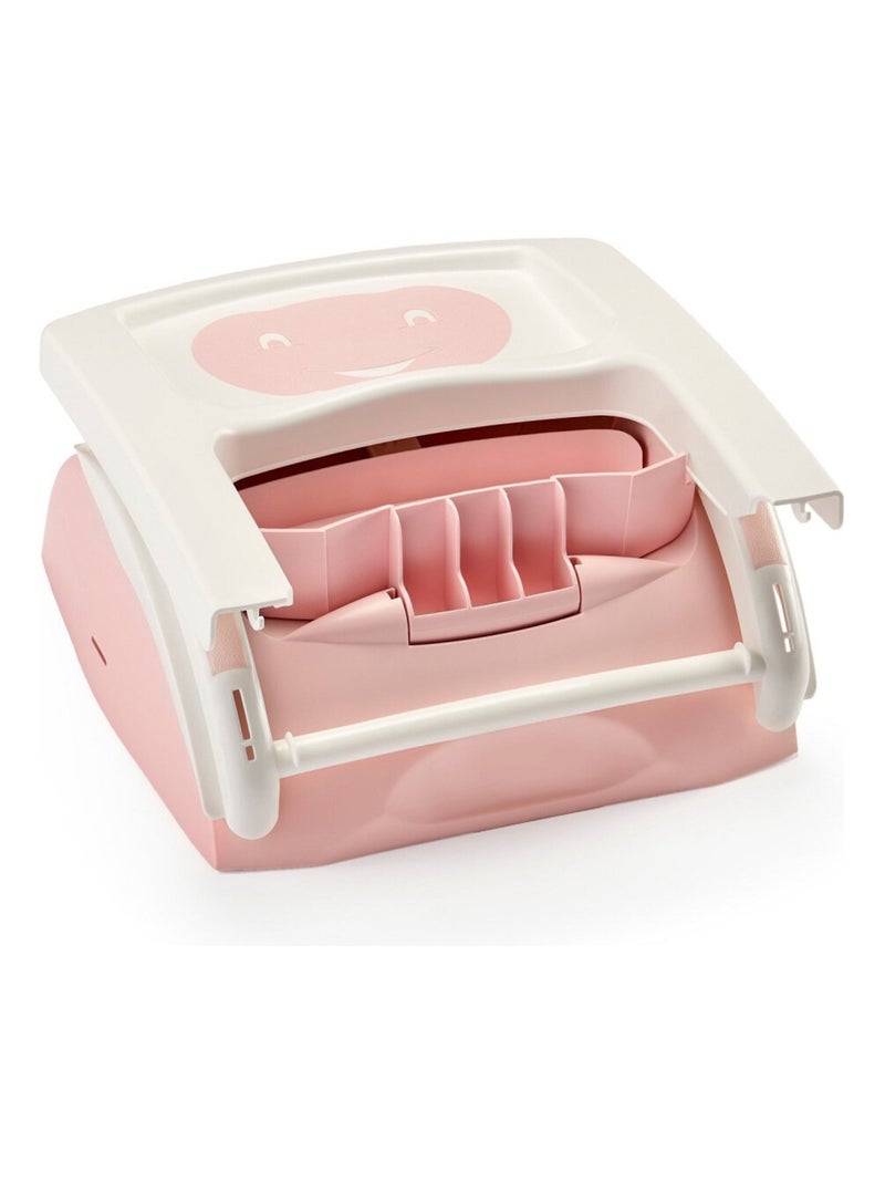 Elevador de silla 2 en 1 evolutivo Thermobaby con bandeja extraíble Rosa - Kiabi