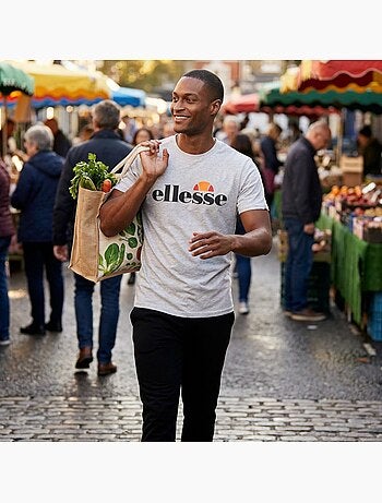 Ellesse - Camiseta hombre de manga corta