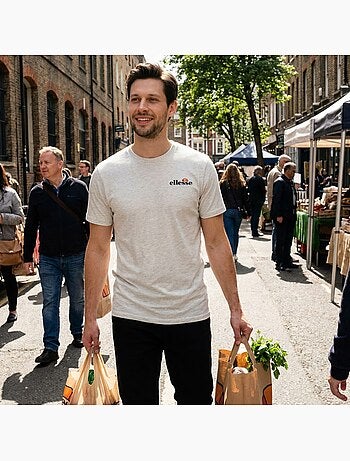 Ellesse - Camiseta hombre de manga corta