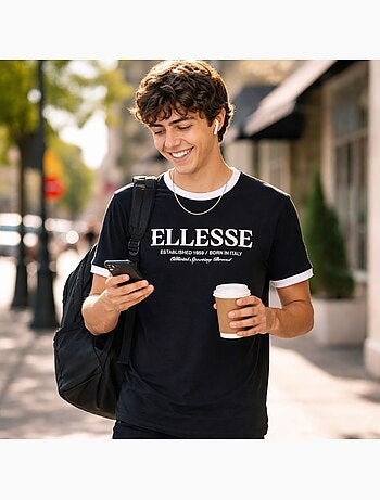 Ellesse - Camiseta hombre de manga corta