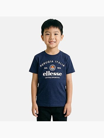 Ellesse - Camiseta infantil de manga corta