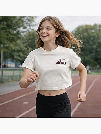 Ellesse - Camiseta infantil de manga corta
