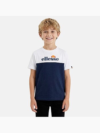 Ellesse - Camiseta infantil de manga corta con
