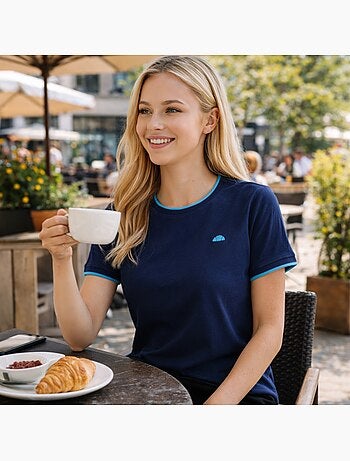 Ellesse - Camiseta mujer de manga corta