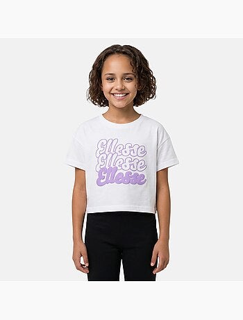 Ellesse - Camiseta para niña de manga corta