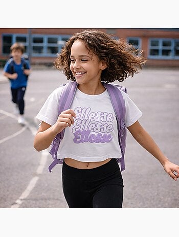 Ellesse - Camiseta para niña de manga corta