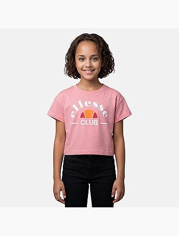 Ellesse - Camiseta para niña de manga corta
