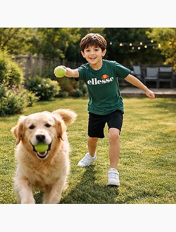 Ellesse - Camiseta para niño de manga corta