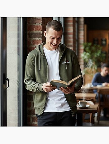 Ellesse - Chaqueta con capucha hombre