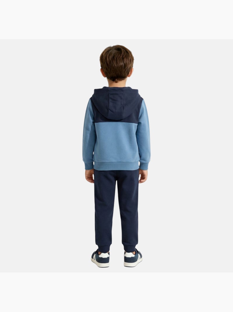 Ellesse - Conjunto de 3 piezas: camiseta, chaqueta con capucha y pantalón de jogging niño Azul - Kiabi