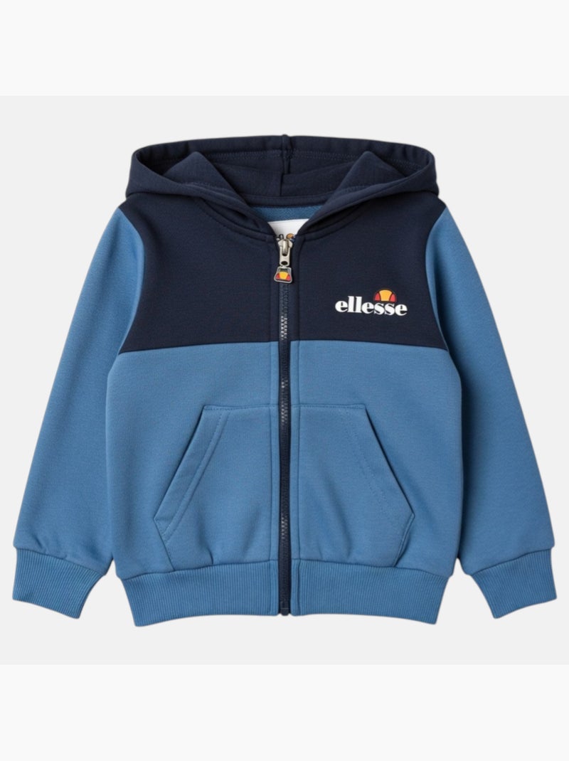 Ellesse - Conjunto de 3 piezas: camiseta, chaqueta con capucha y pantalón de jogging niño Azul - Kiabi