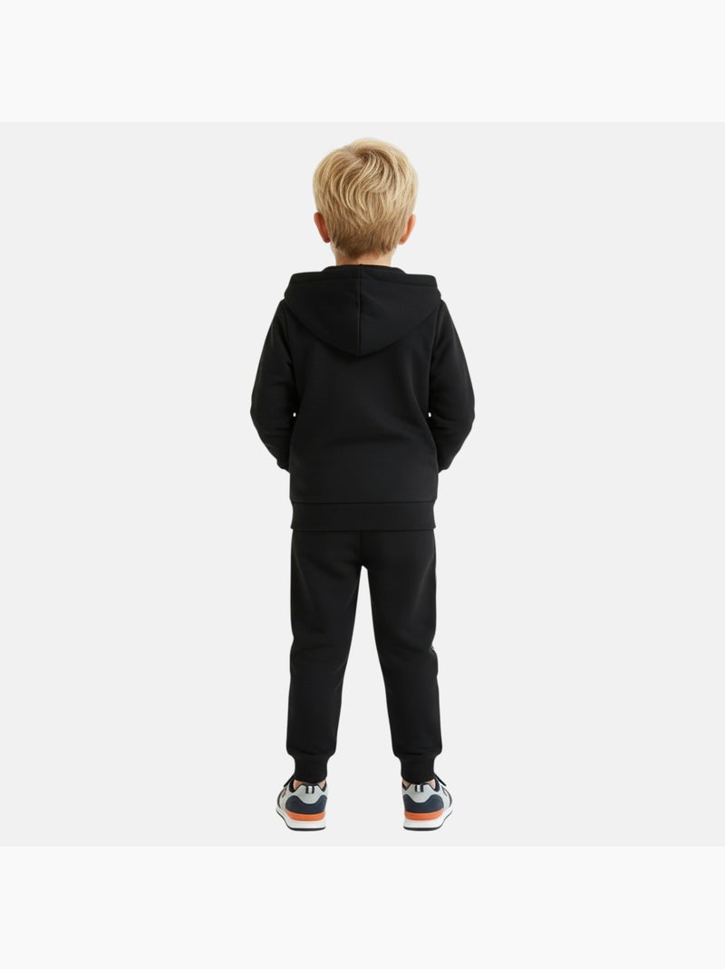 Ellesse - Conjunto de 3 piezas: camiseta, chaqueta con capucha y pantalón de jogging niño Negro - Kiabi