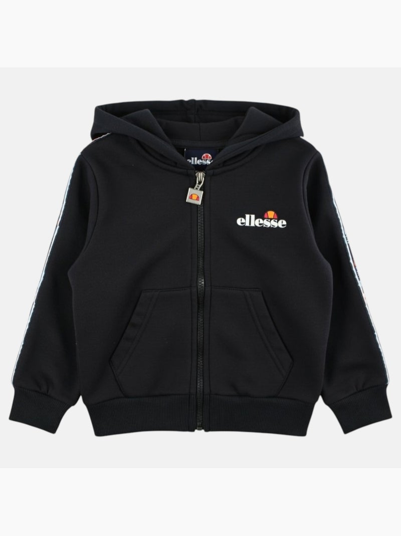 Ellesse - Conjunto de 3 piezas: camiseta, chaqueta con capucha y pantalón de jogging niño Negro - Kiabi
