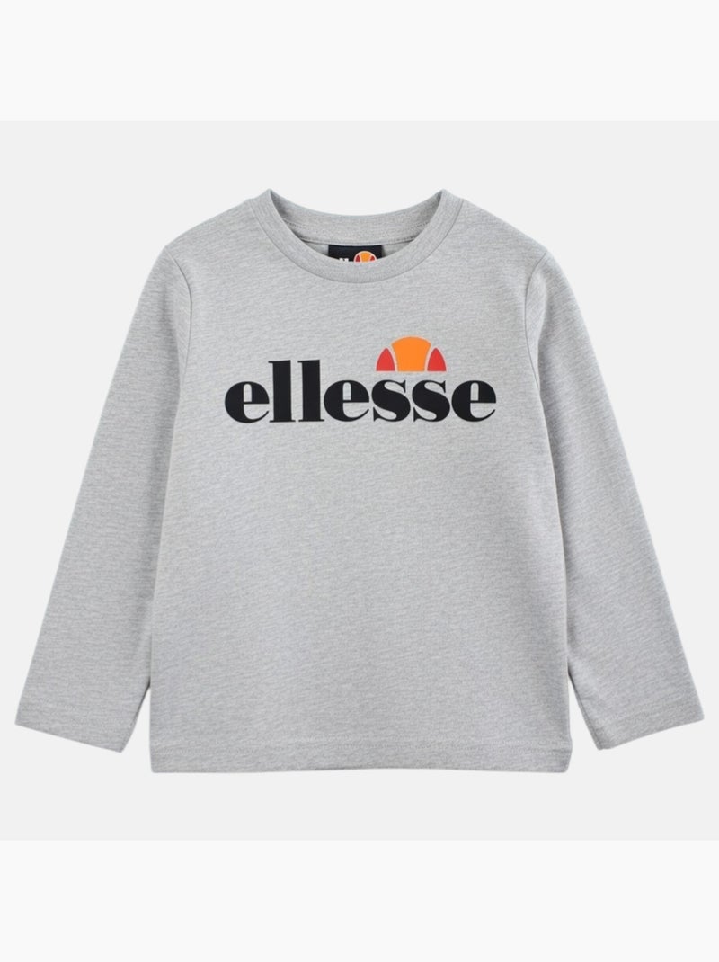 Ellesse - Conjunto de 3 piezas: camiseta, chaqueta con capucha y pantalón de jogging niño Negro - Kiabi