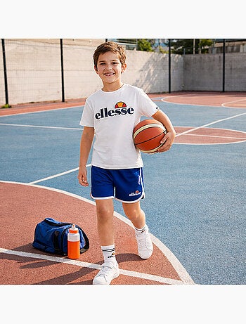Ellesse - Conjunto de 3 piezas: camiseta, pantal?n corto y calcetines