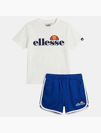 Ellesse - Conjunto de 3 piezas: camiseta, pantal?n corto y calcetines